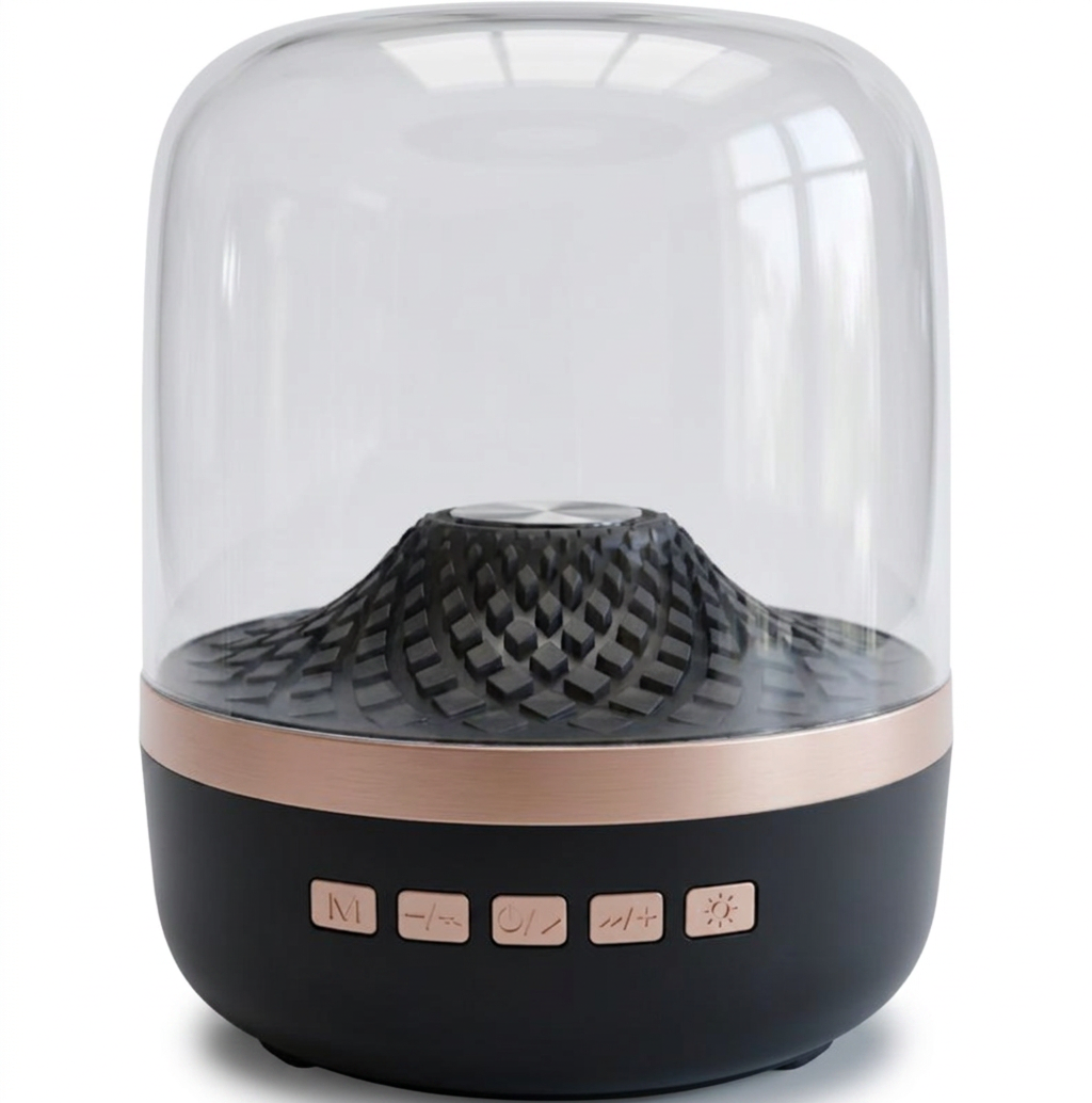 اسپیکر بلوتوثی چراغ دار بیگ دایموند BIG DIAMOND | نور LED + بلوتوث ۵.۳ | طراحی الماسی