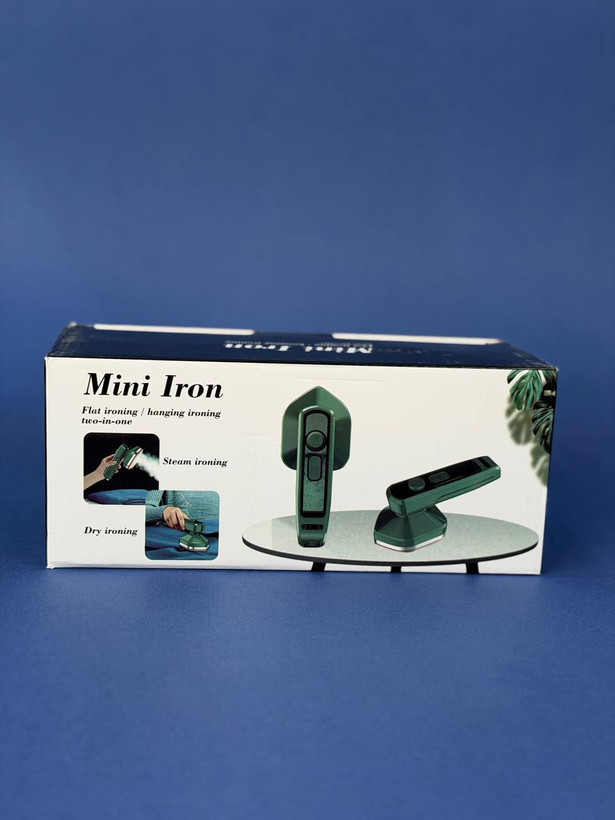 مینی اتو بخار مسافرتی اورجینال مدل Dry Iron | دوکاره (تخت و ایستاده) + کفی آلیاژ تیتانیوم + گرمشدن ۱۰ تا ۳۰ ثانیه + مخزن آب ۵۰-۸۰ml | مناسب سفر و خانه
