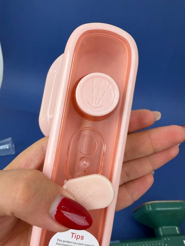 مینی اتو بخار مسافرتی اورجینال مدل Dry Iron | دوکاره (تخت و ایستاده) + کفی آلیاژ تیتانیوم + گرمشدن ۱۰ تا ۳۰ ثانیه + مخزن آب ۵۰-۸۰ml | مناسب سفر و خانه