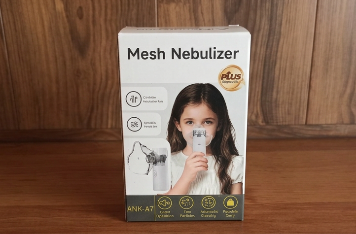 مش نبولایزر پلاس اورجینال مدل AINENGKANG | فناوری Mesh + ذرات ۵ میکرون + بیصدا + USB Type-C و باتری + پاکسازی خودکار + ماسک کودک | بهبود آسم، برونشیت و آلرژی تنفسی