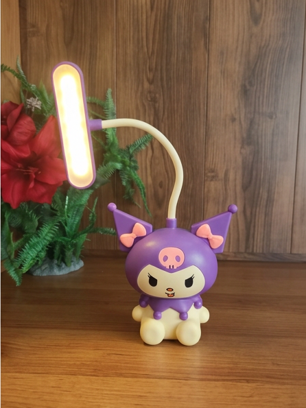 چراغ مطالعه کرومی شارژی اورجینال نشسته تراشدار | LED بدون خیرگی + باتری ۲۵۰mAh + مدادتراش توکار + شارژ USB | مناسب مطالعه و تکالیف