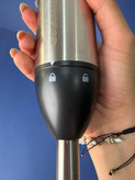 گوشتکوب برقی گوسونیک اورجینال ۱۲۰۰ وات مدل GSB-831 | موتور پرقدرت + دکمه توربو + تیغه ۴ پره ضد پاشش + تنظیم سرعت + کار مستقیم در قابلمه داغ | مناسب پوره، سوپ و اسموتی