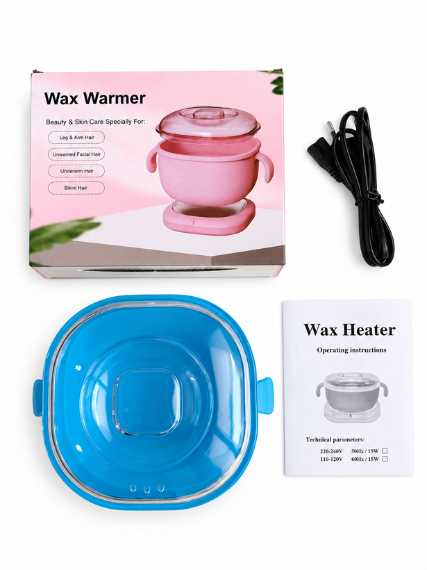 دستگاه ذوب وکس سیلیکونی تاشو Wax Warmer اورجینال | 400 میلیلیتر 100 وات