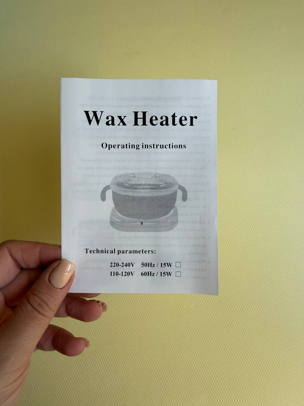 دستگاه ذوب وکس سیلیکونی تاشو Wax Warmer اورجینال | 400 میلیلیتر 100 وات